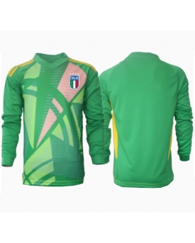 Italia Portiere Maglia Gara Trasferta Repliche Europei 2024 Maniche Lunghe